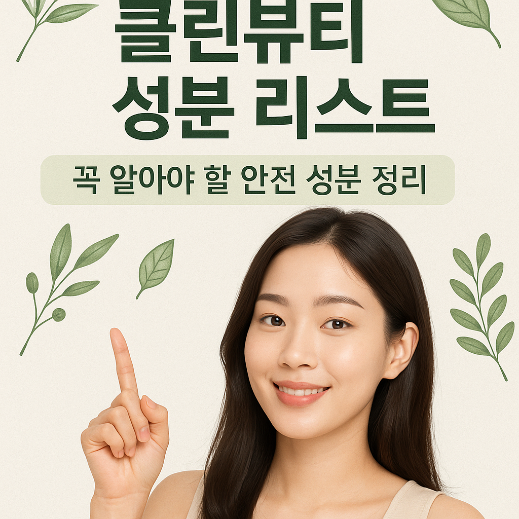클린뷰티 성분