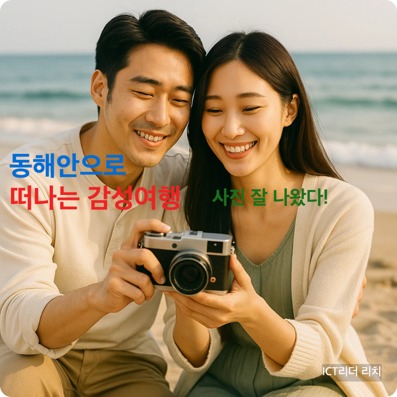 연인과 함께 사진을 찍으며 즐겁게 보내는 동해안 감성투어 썸네일