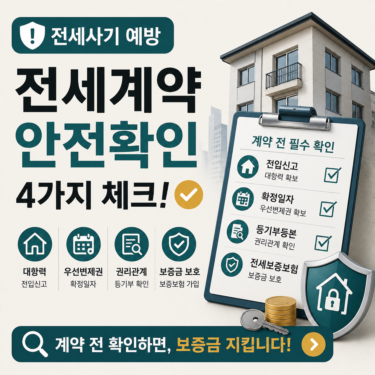 전세사기 계약 전 확인해야 할 기준 안내