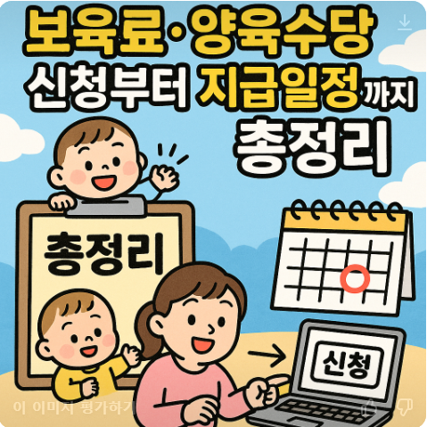 보육료,양육수당신청 총정리