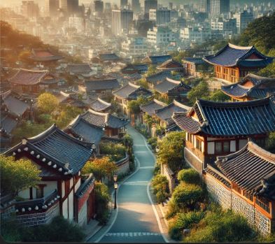 북촌한옥말을의 정경사진