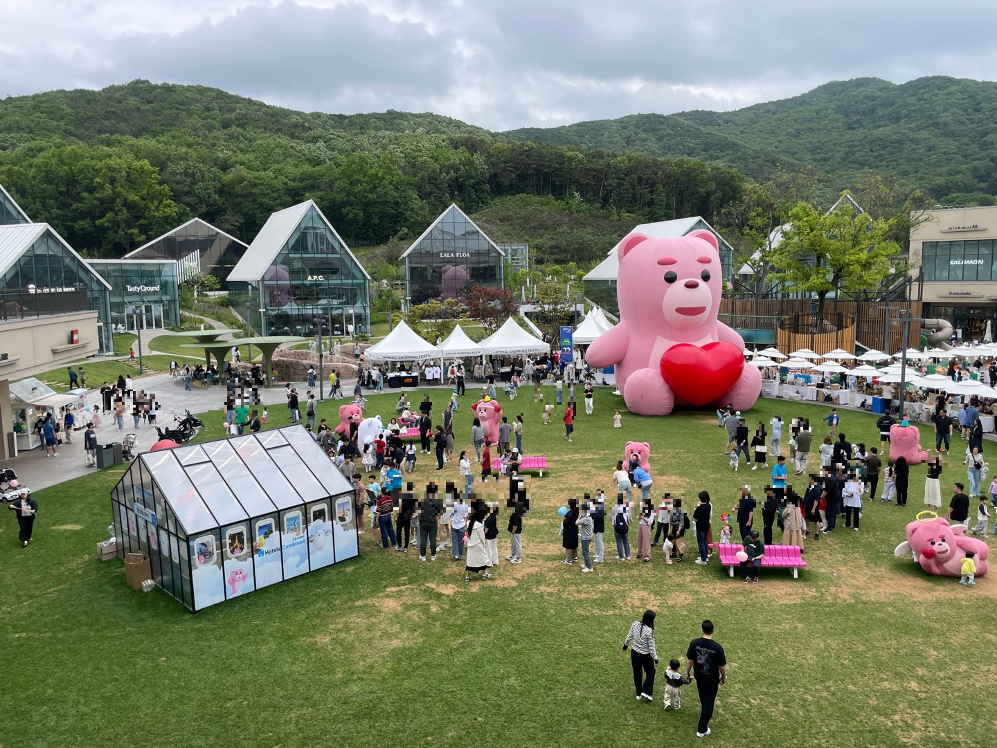 의왕 롯데 프리미엄 아울렛 주차 무료 잔디광장 카페 웁스어데이지