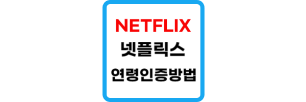 넷플릭스-연령인증방법