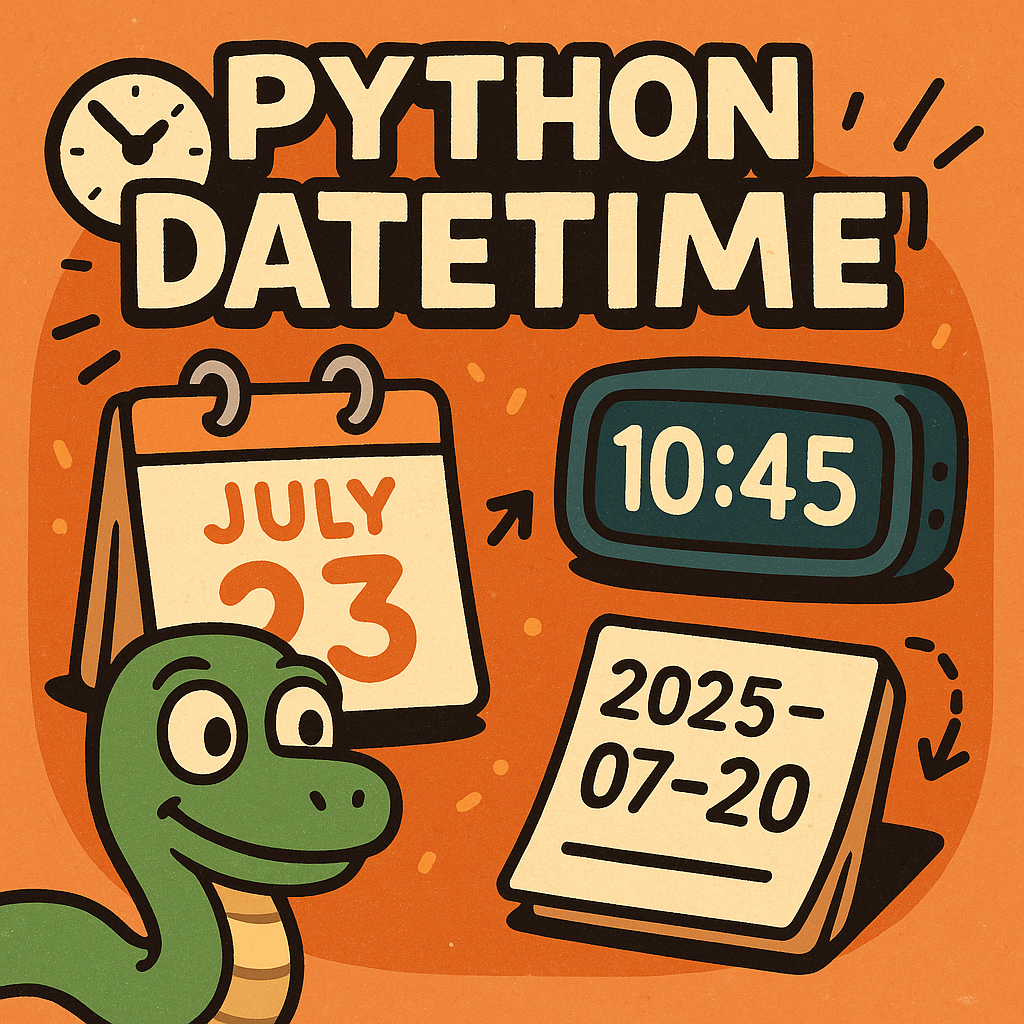datetime 모듈 완전 가이드: 날짜와 시간을 자유자재로