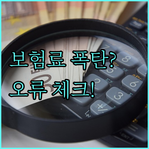 건강보험료 정산 금액 산정 기준과 항..