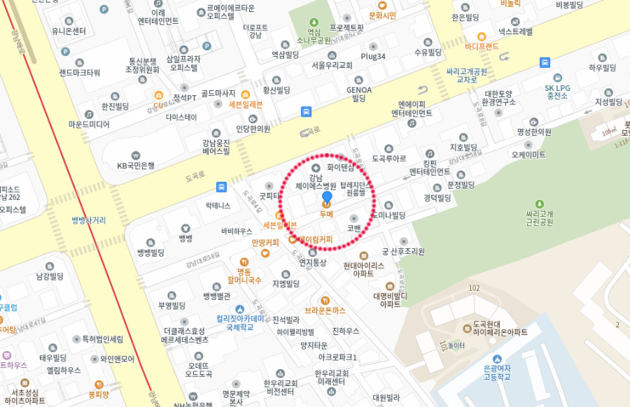 직장인-맛집-두메-위치