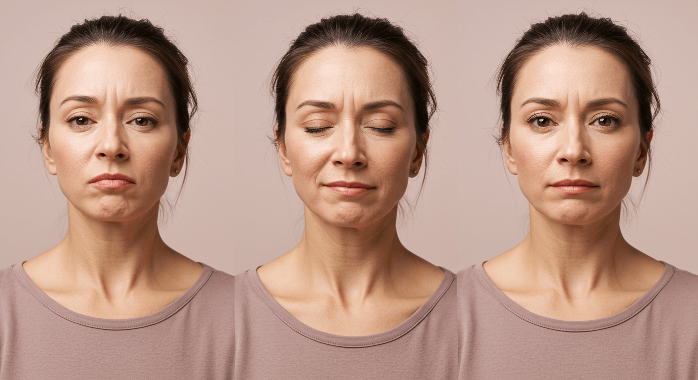 하루 10분 페이스 요가로 되찾는 동안 얼굴