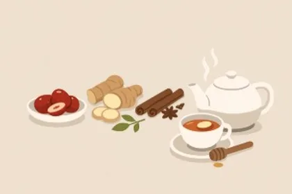 대추와 생강을 넣어 계피차 끓이는 과정10