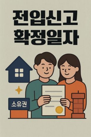 확정일자와 전입신고 이미지