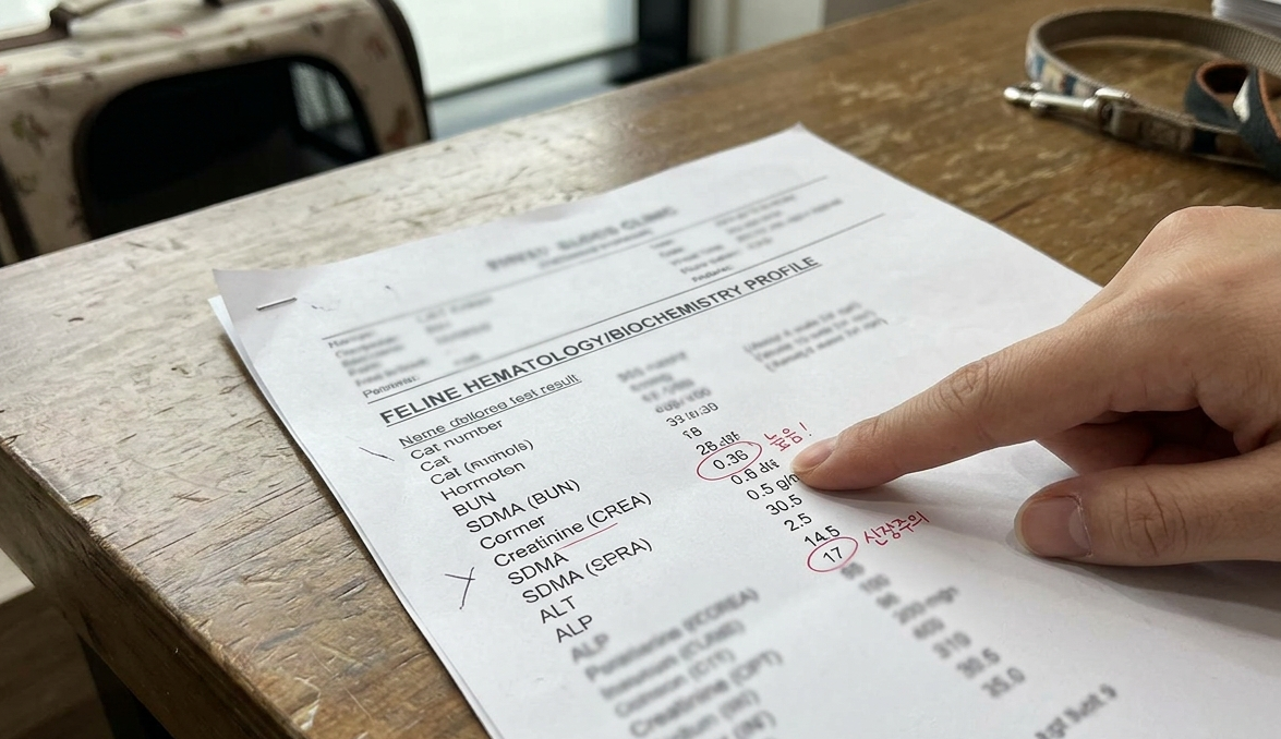 고양이 신장 수치