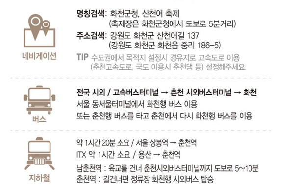 화천산천어축제가는길