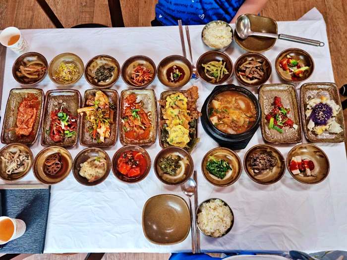 공주 마곡사 맛집 21첩 산채 정식