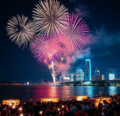 여의도불꽃축제그림