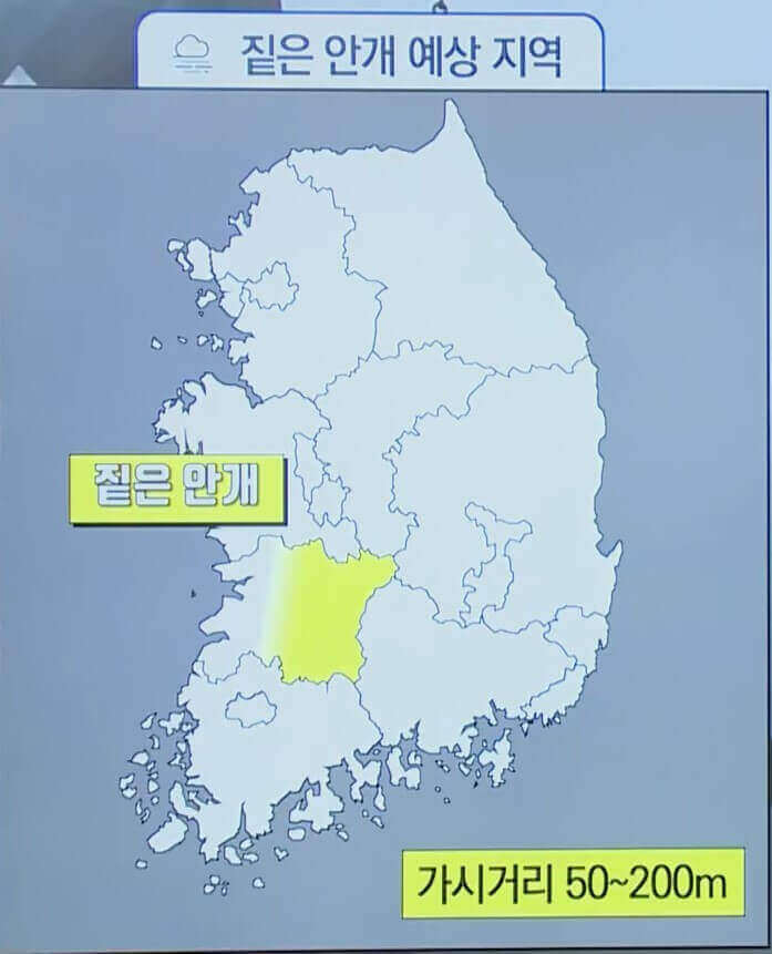 안개 전망