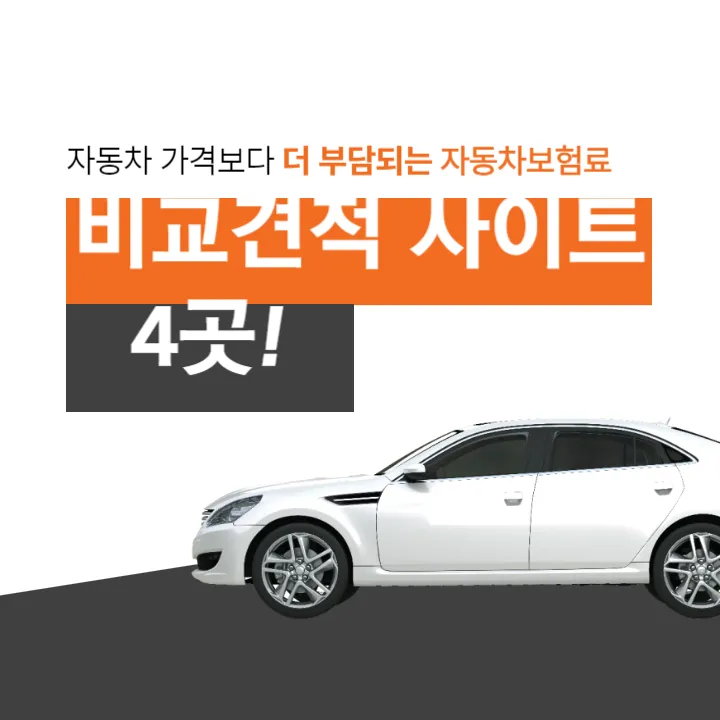 자동차 보험료 비교 견적 사이트