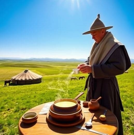 몽골 &ndash; 수유차(버터차)와 유목 문화 속 차의 의미