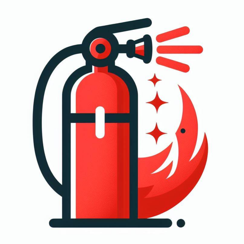 빨간 소화기 로고