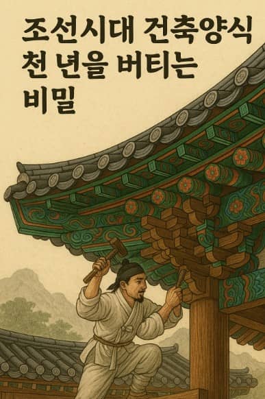 조선시대 건축양식 천년을 버티는 비밀