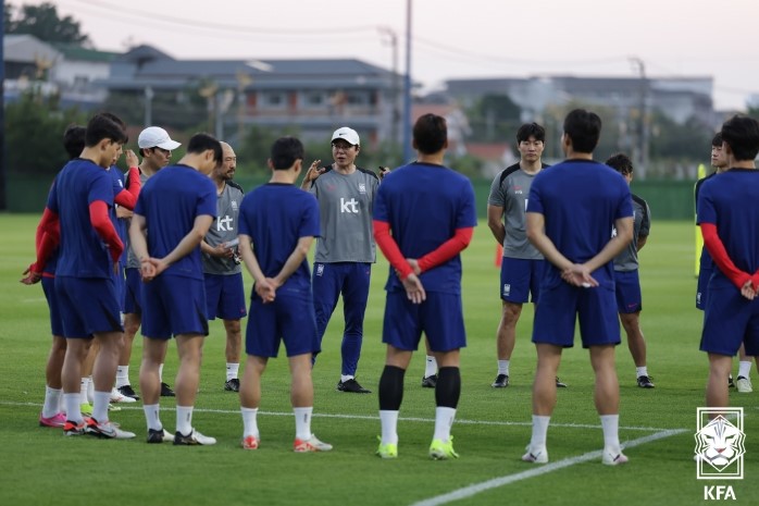 축구 국가대표팀 태국 현지 훈련