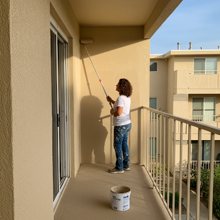 탄성코트 셀프 시공