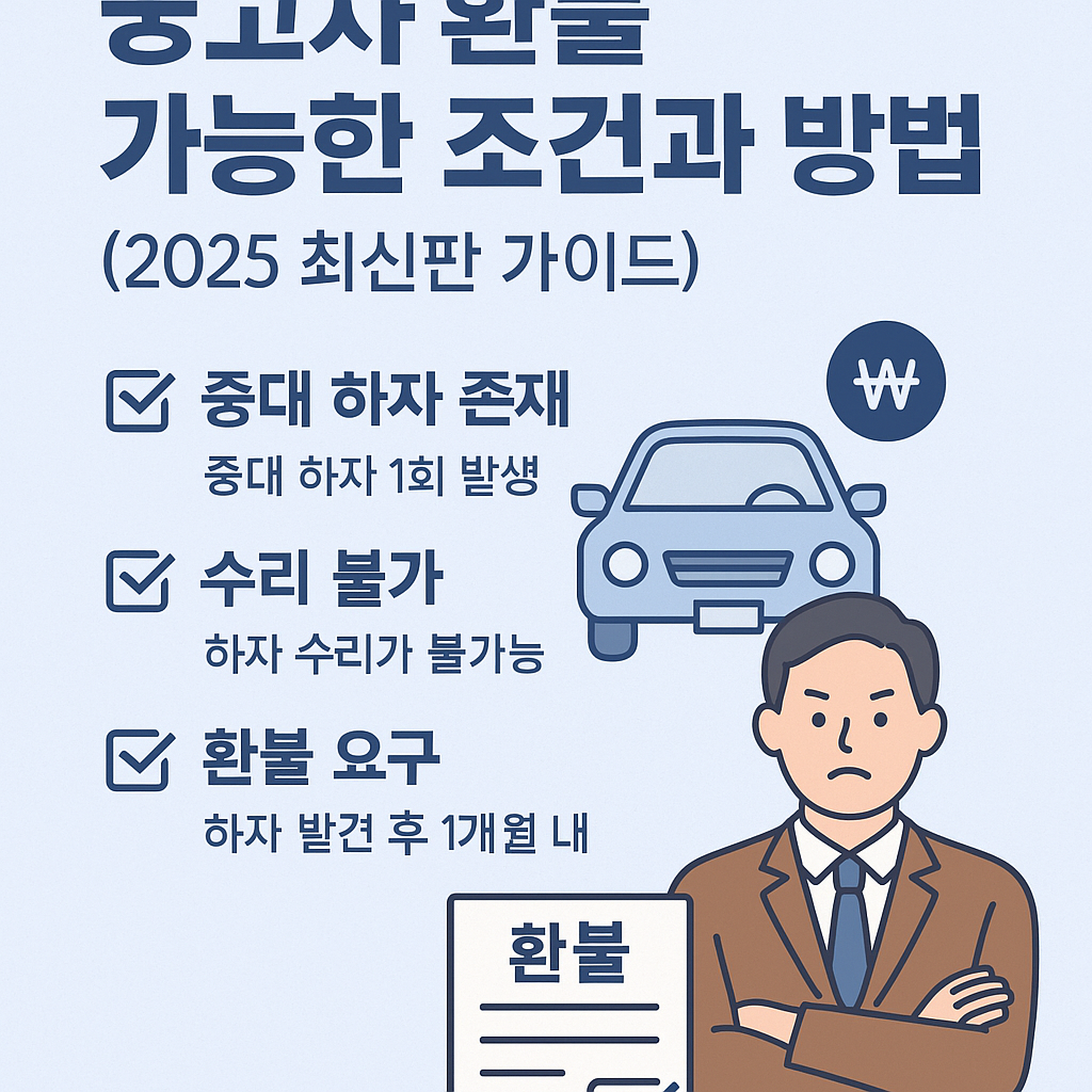 중고차 환불
