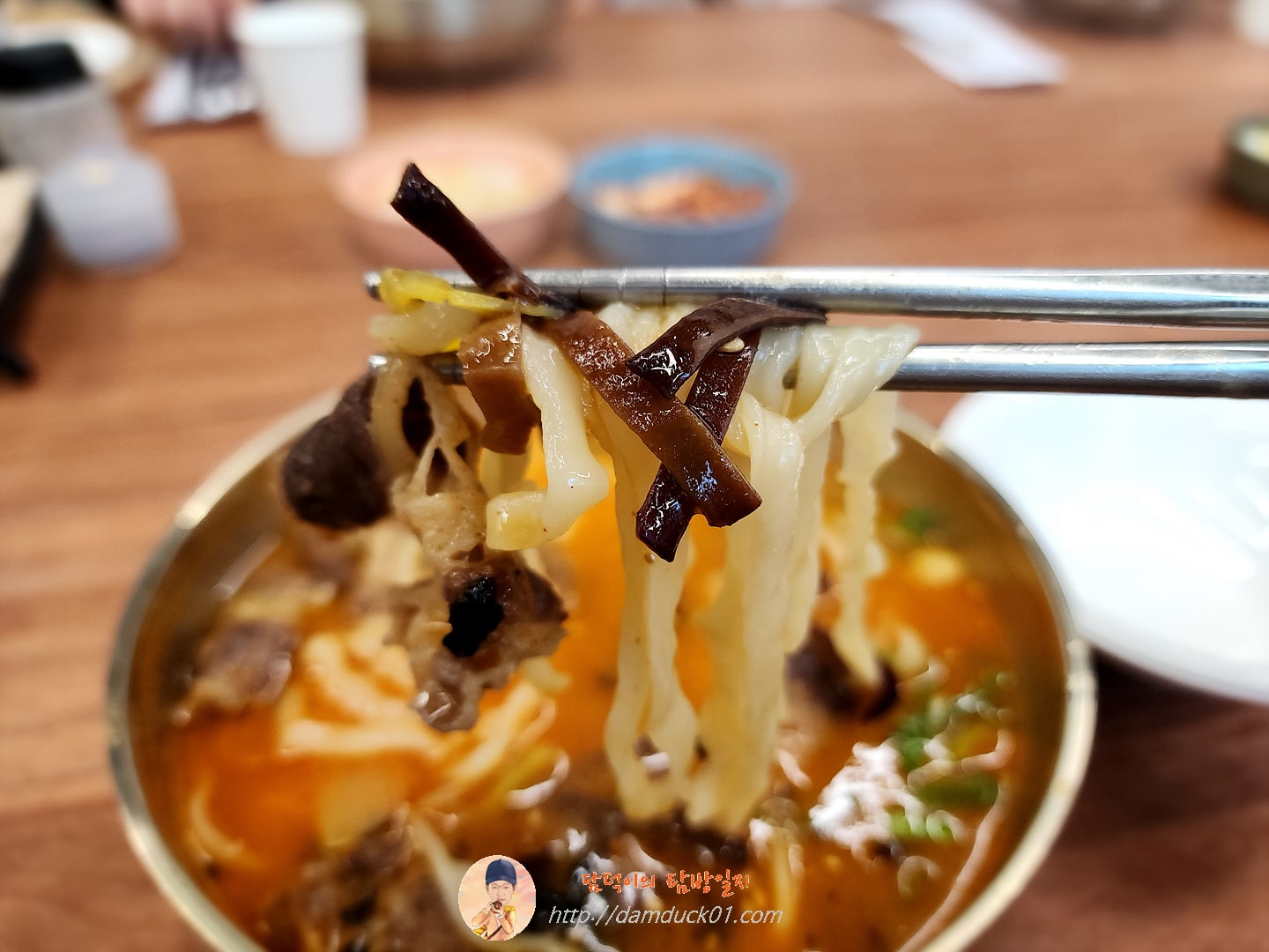 고기 장칼국수