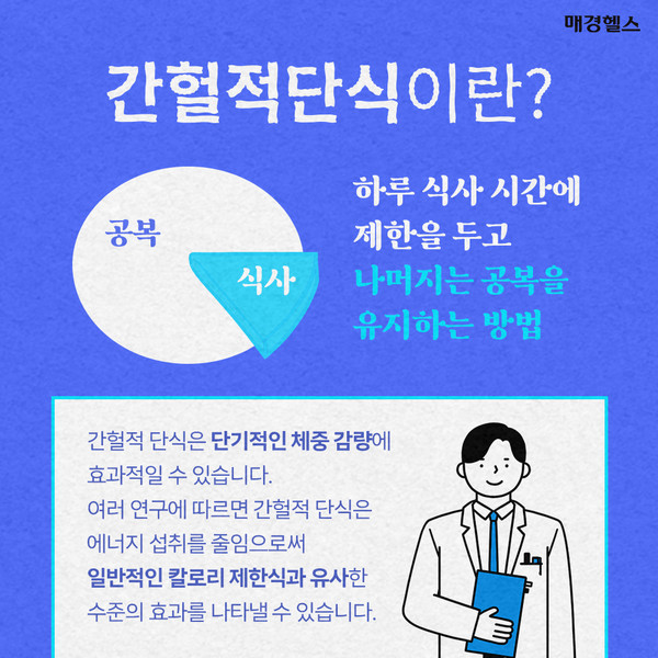 간헐적 단식의 건강에 미치는 영향