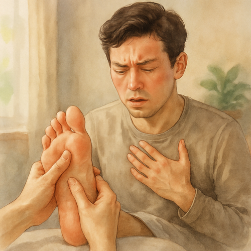 발마사지-두근거림