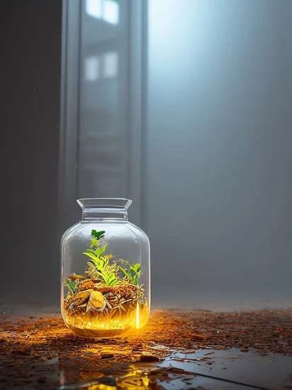 이끼 테라리움 만들기: 자연을 병 속에 담다