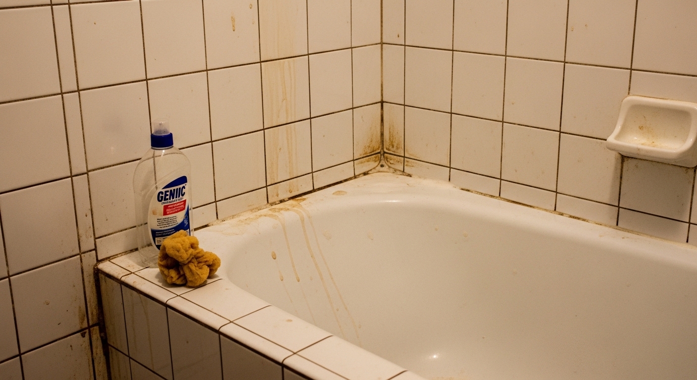 더러운 욕실