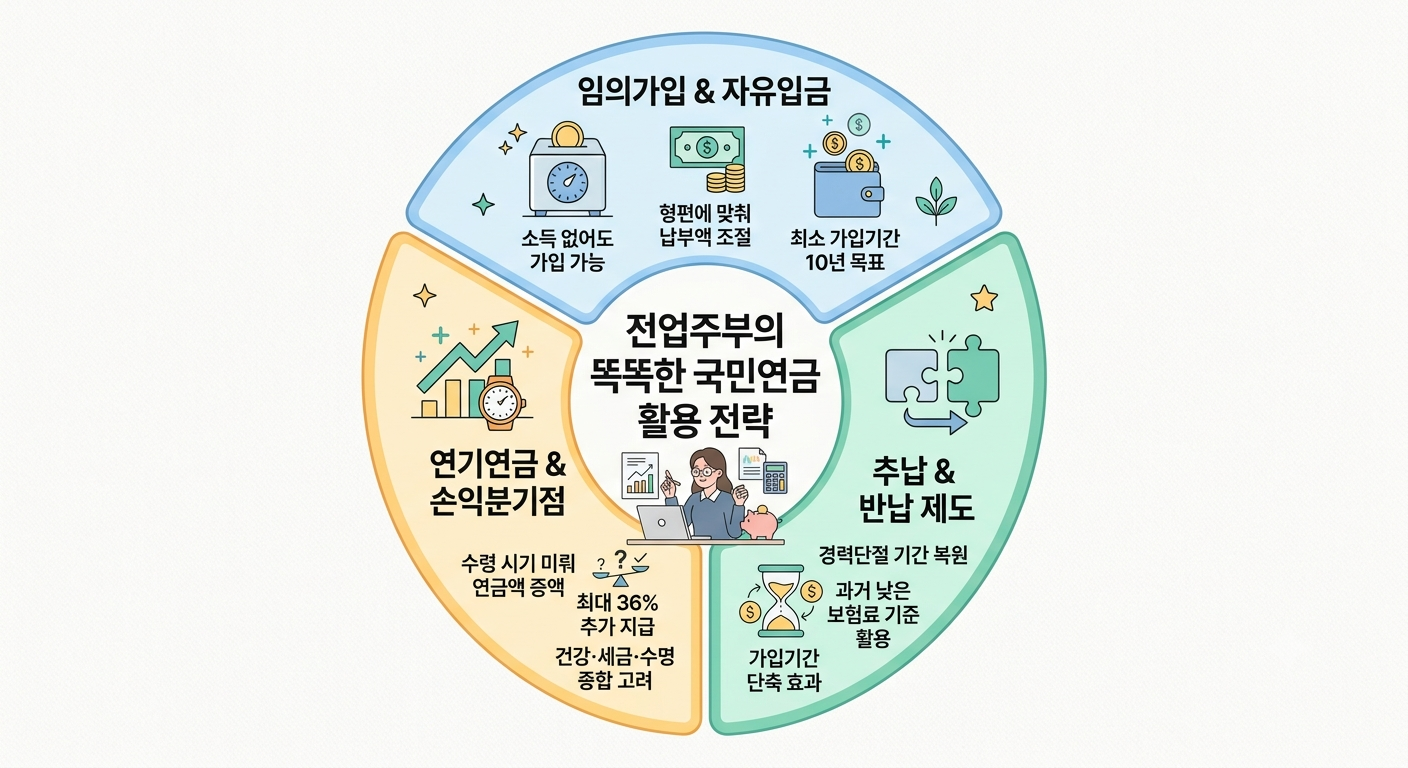 국민연금 (임의가입, 추납, 연기연금)