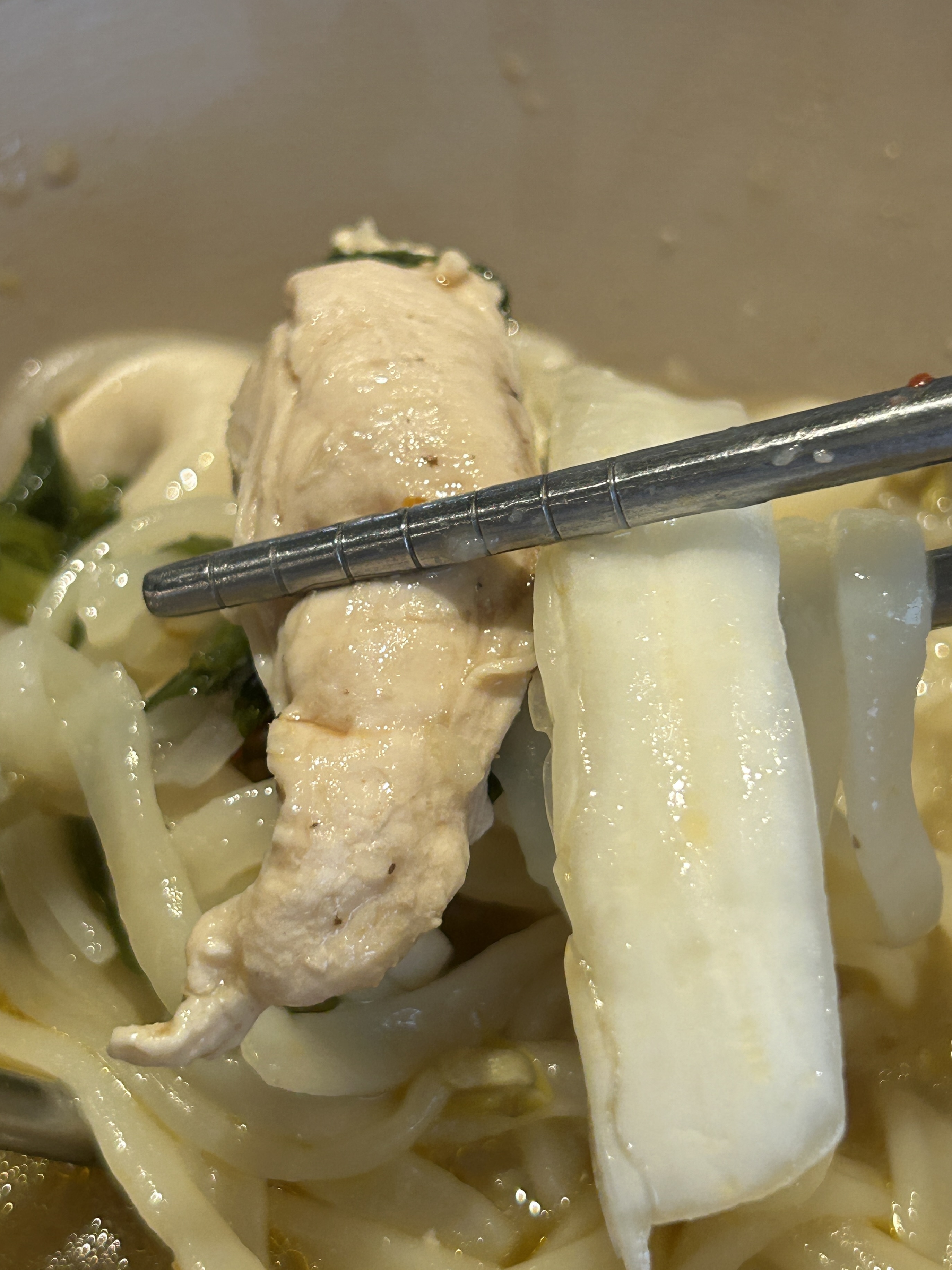 닭고기와-백김치