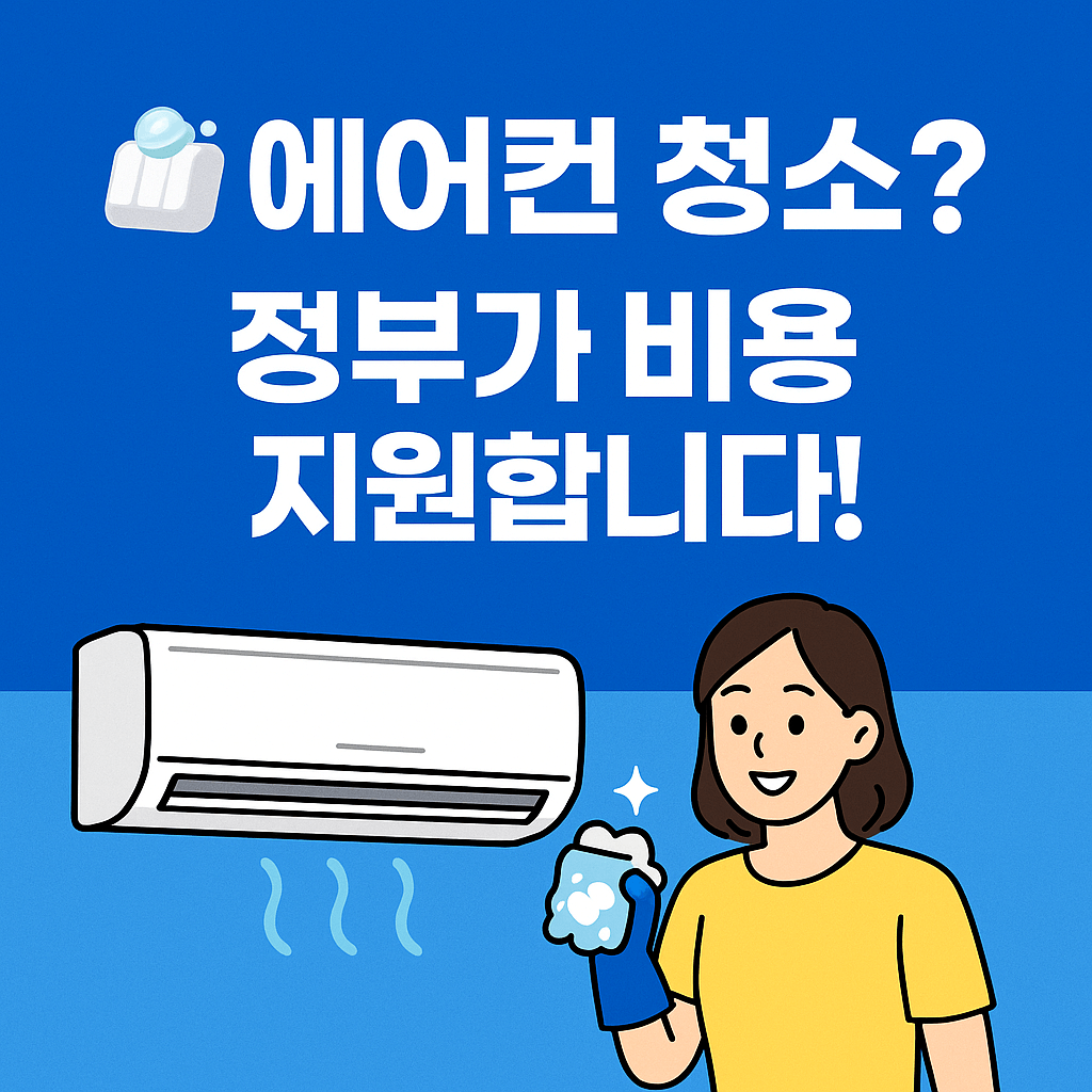 에어컨 청소비 지원 외에도 에너지바우처, 전기요금 감면 혜택도 꼭 확인하세요.