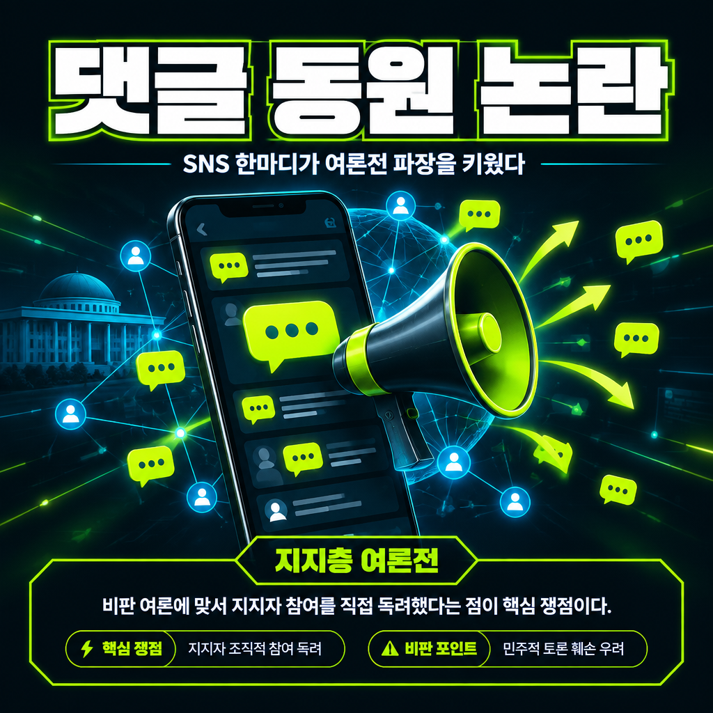 댓글 동원 논란