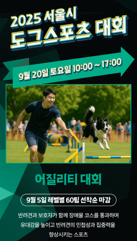 서울 도그스포츠 대회 2025