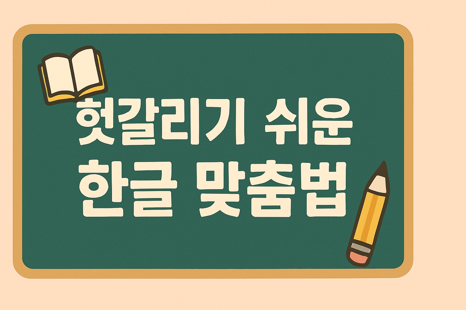 헷갈리기-쉬운-한글-맞춤법