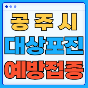 충남 공주시 대상포진 백신 무료 예방접종 비용지원 신청방법 대상자 준비서류