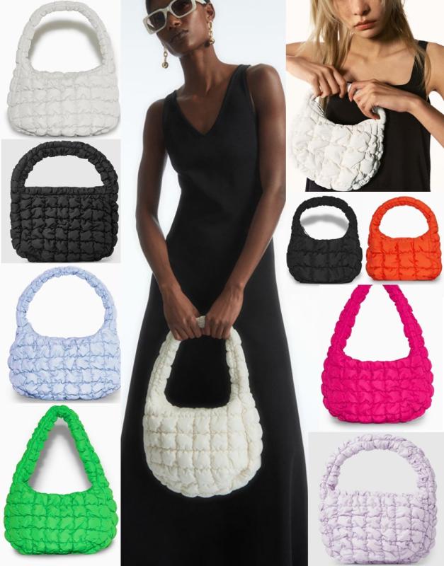 COS 코스 퀼팅백 퀼티드 미니백 노티드 숄더백 쇼퍼백