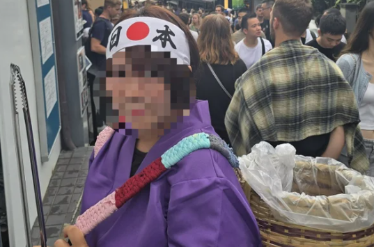 일본 나라현 사슴공원에 버린 한국과자에 대해 혐한 발언을 한 일본인