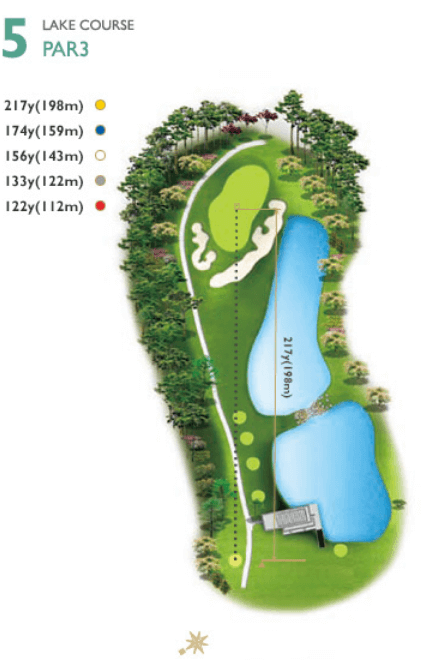 사우스스프링스 컨트리클럽 레이크코스 5