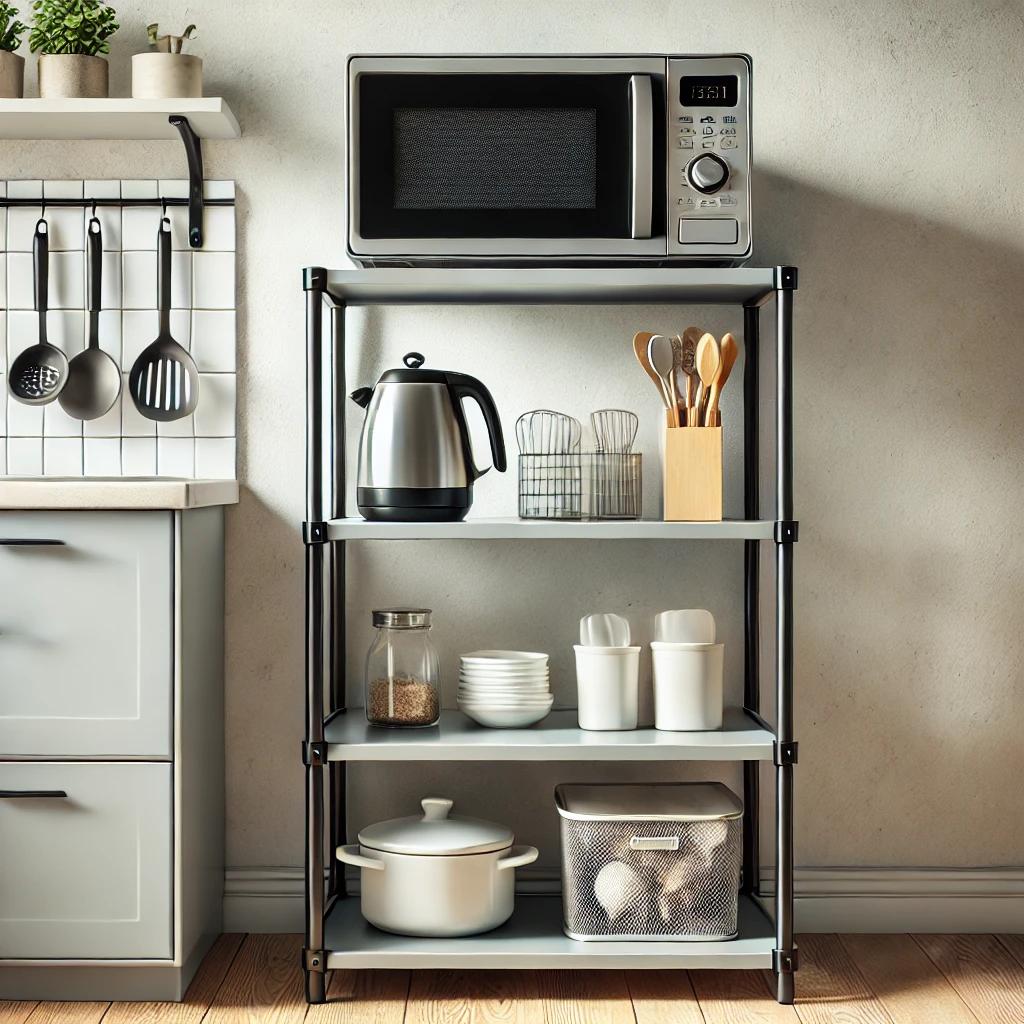 전자레인지 3단 선반