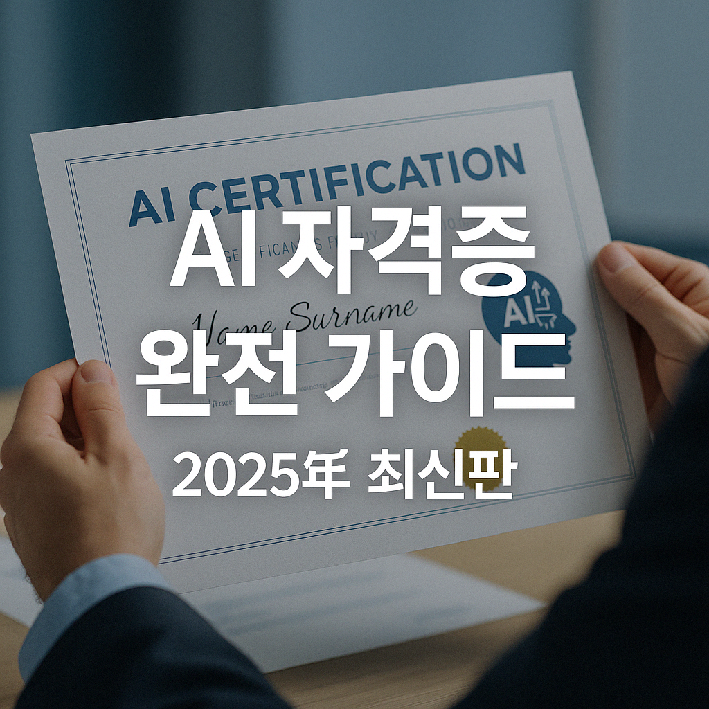 AI 자격증 완전 가이드 (2025 최신 확장판)