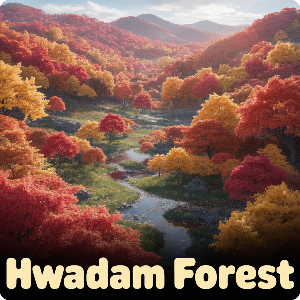 2025 화담숲 단풍 절정시기 가상 이미지