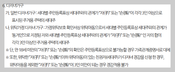 다자녀 도시가스 요금감면, 도시가스 할인 정부24 신청방법