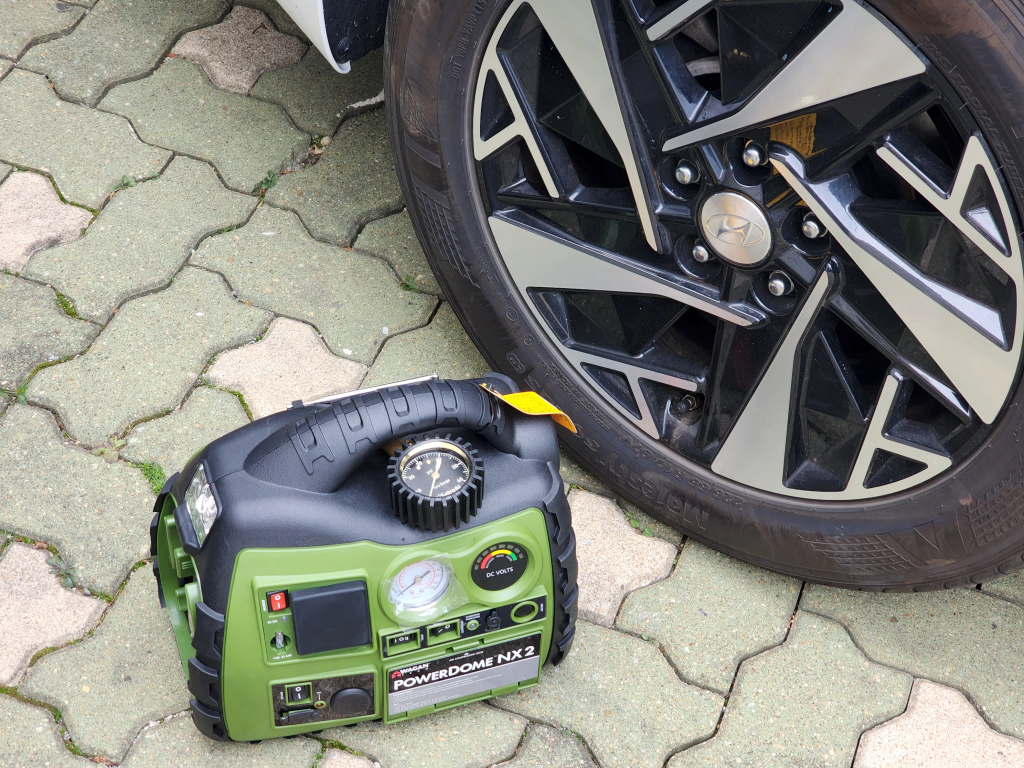 이제 실전이다. 파워돔 nx2 공기압 주입 테스트