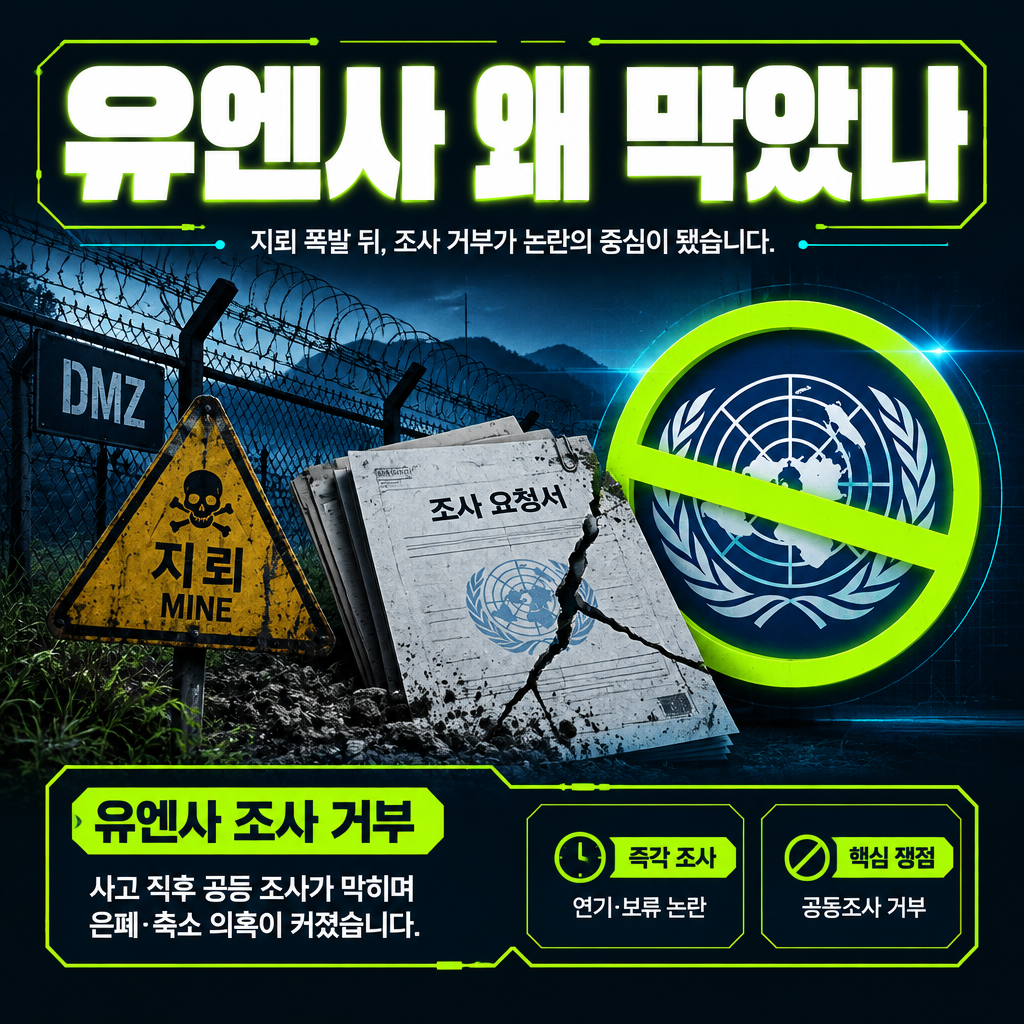 유엔사 왜 막았나