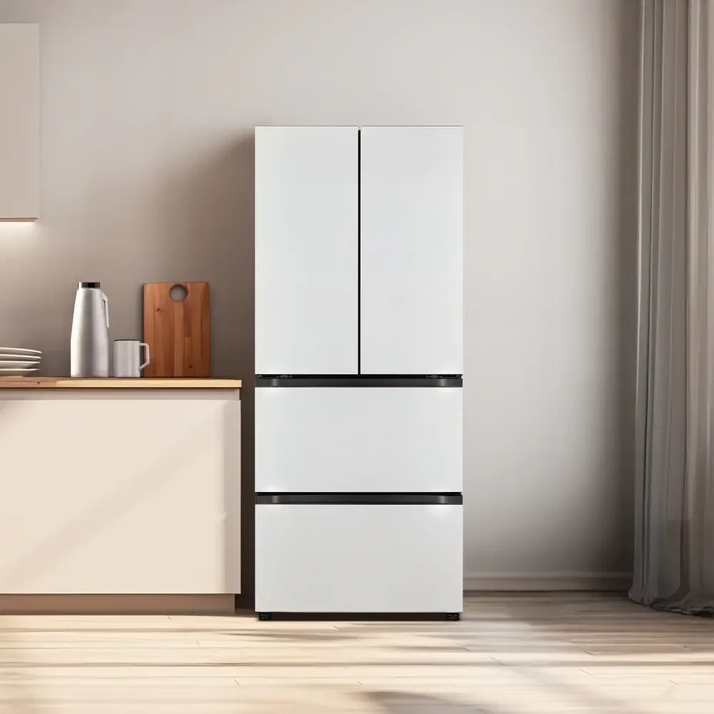 하얀색 4도어 김치냉장고