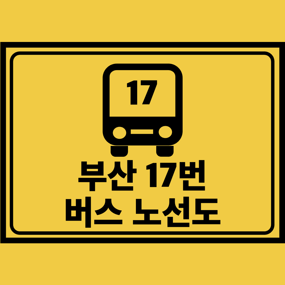 부산17번버스노선도