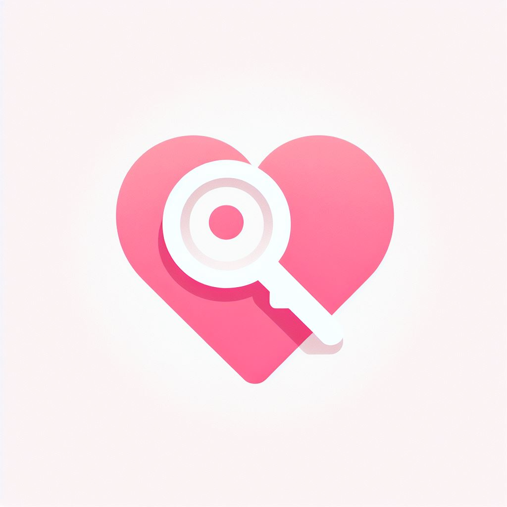 분홍색 키링 로고 4