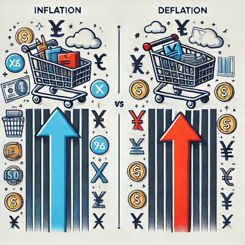 인플레이션과 디플레이션 차이